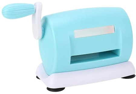Dpofirs Mini-Handstanz-Prägemaschine, Handkurbel-Stanzmaschine für Fotoalben, Dekorative Bastelkarten, Scrapbooking-Zubehör