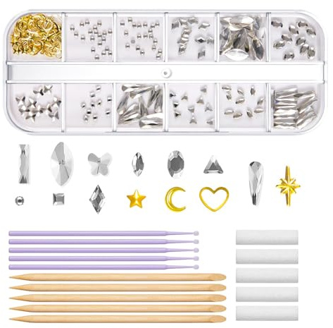 Edelsteine für Zähne, modische Zahn-Edelsteine Set, reflektierender Zahn | künstlicher Kristall, Multi geformte Edelsteine für Halloween Zähne Party