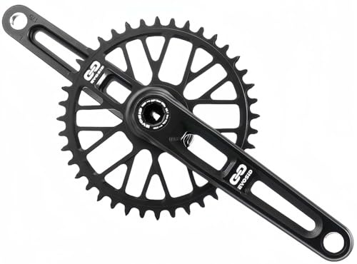 Ultraleichte Kurbel 165/170/175 MM Rennrad Kurbelgarnitur Kettenblatt 40T/42T/44T/46T/48T GXP Einzelplatte 6-12 Geschwindigkeit