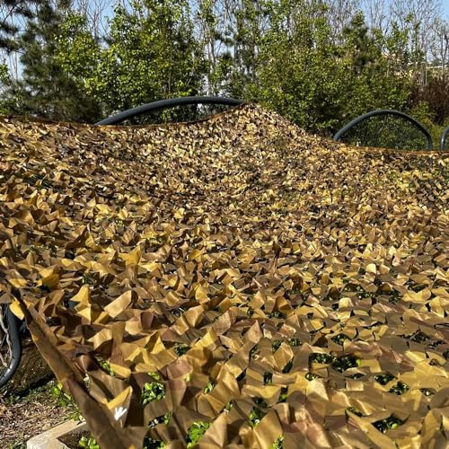 LBAawxe MekUk Camo Netting 2X10M Outdoor Military Camouflage Nets for Hunting, Sunshade Net,for Camping/Shootinghide/Fence,Privacy Camo Nets for Hunting Blind Shooting Military Theme Party D