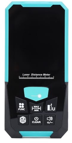 Hochpräziser Digitaler Entfernungsmesser 0,05 Bis 120 M – 2,4-Zoll-LCD-Multifunktions-Handentfernungsmesser mit Einheitenumschaltung (M/FT/IN) und Kompaktem Design