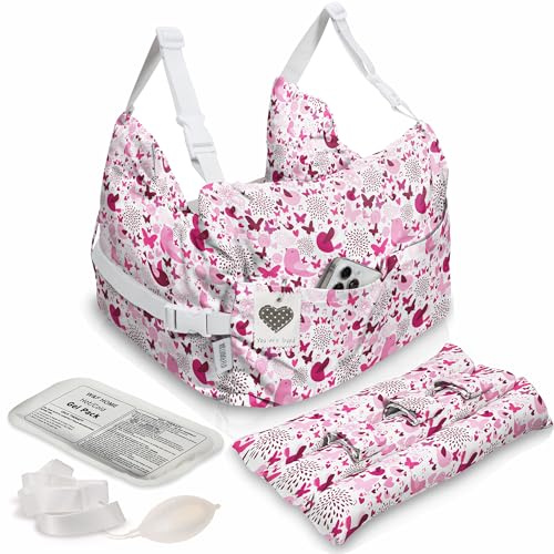 W&F HOME Mastectomy Recovery Supplies Post Surgery Pillow Gift Set Bundle