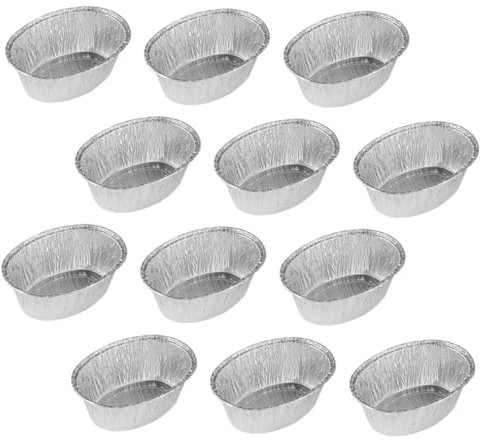 Cabilock Elegante Recipiente Para Barbacoa 125 Piezas Para Asar A La Parrilla Bandeja Apilable De Papel De Aluminio Fácil De Desechar