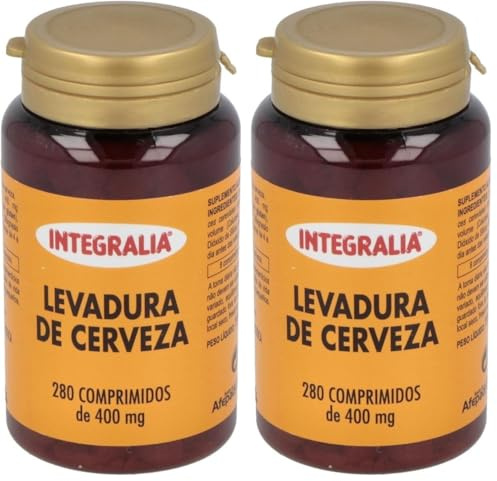 Integralia Levadura de Cerveza 280 Comprimidos - 1 Unidad (Paquete de 2)