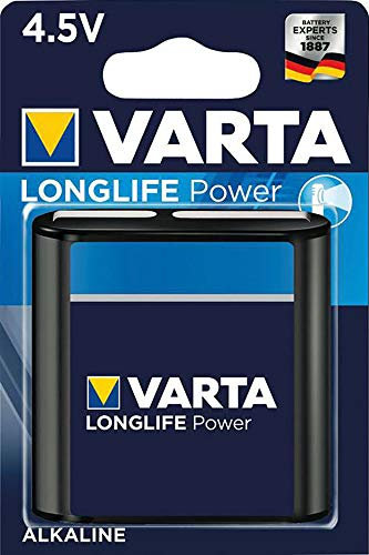 Varta 48086 3LR12/Flat (4912) - Batería alcalina de manganeso 4 5 V