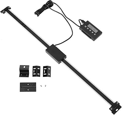 Digitalanzeige,Digital readout Digital Readout Kit 0-600mm Auslesewaage Präzise LCD Skala Aluminiumlegierung Lineal für Fräsmaschinen usw,Schnelle Ansprechgeschwindigkeit (/s)