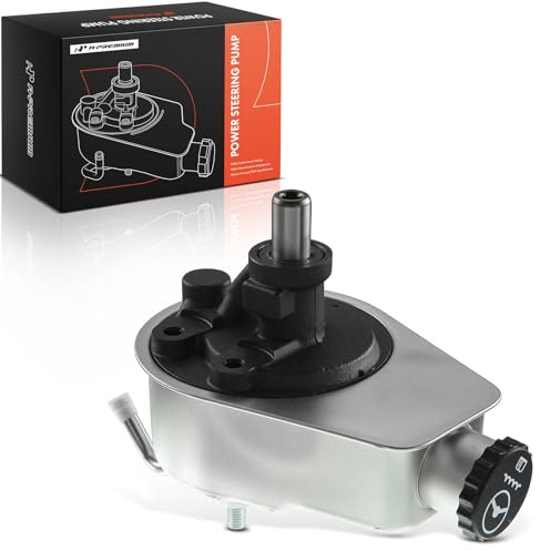 A-Premium Power Steering Pump, with Reservoir, Compatible with Chevrolet & GMC -1980-1987- C10 Suburban, C20 Suburban, K10 Suburban, K20 Suburban, K30, K5 Blazer, P20, P30, R10, C1500 Suburban, Jimmy