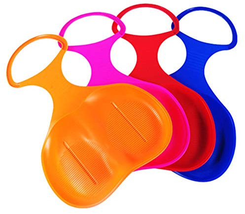 Generic 4 x Schneeflitzer zum Rodeln Schneerutscher Schlitten für Kinder ganze Familie - Farbe: Zufällig (4 Stück - Glider)