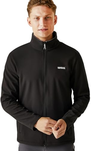 Regatta Men's Cera Softsell Outdoor Summer Jacket, Water Repellent, Wind Resistant & Stretchable - Perfect for Walking, Hiking & Camping