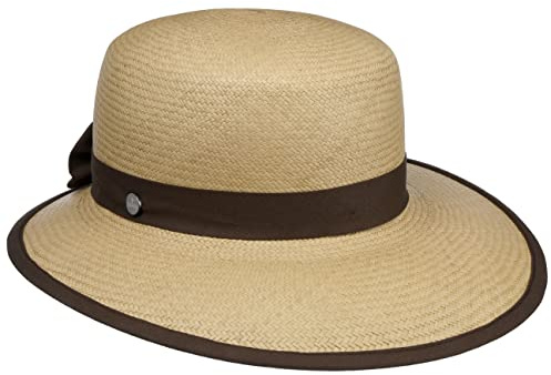 LIERYS Vina II Strohhut Schute UV-Schutz 50+ Damen Frühling Sommer Camel S (55-56 cm)