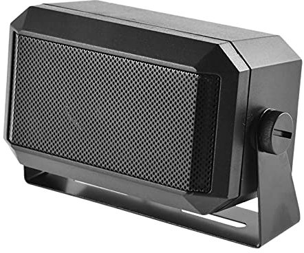 WANWEN Altoparlante Portatile Altoparlante Esterno per Auto Cassa di risonanza Scatole per Altoparlanti Altoparlante Esterno in Stile di qualità Spina da 3,5 mm (Color : Black) Little Surprise