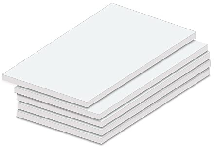 PRICARO Bloc de notas en blanco magnético A6, 5 unidades