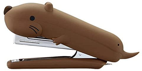 Schreibwaren, Schreibmaschinen, Büromaterialien, Hefter,Büro-Tischhefter,Tischhefter Tier-Silikon-Hefter Desktop-niedliche manuelle Hefter Schreibwaren Bürobedarf Zuhause Schule Zubehör for Kinder, 20