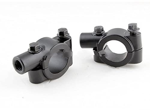SIMICASE Motorradspiegel Seitenrückspiegel Mit 7/8 Lenkerhalterung 10 Mm Adapter Für Mountain Bike Für BMX Fahrrad Motorrad Für Dirt Bike Für ATV Für Cruiser Seite Rückspiegel(Only Adapter)