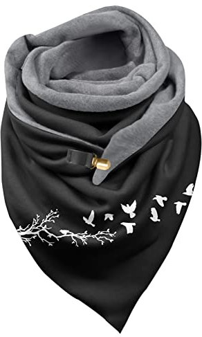 Rollkragen Schal Kinder Set Kinder wickelt Winter warme kurze Schals Kölnisch Wasser Tücher Schal Gelb Blau Schal Super Weich Schal Kaschmir Schwarz Herren Herren Schal Schwarz Schal (C, One Size)