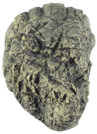 2 Stück Reptilienversteck, Reptilienbox, Unterschlupf, Terrarium, Versteck, Höhlen für Aquarium, Terrarium, Dekoration, Ornament (groß)