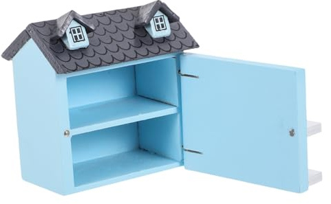 JOINPAYA Miniatur Holzmodell Puppenhaus Mit Dekorativem Design Maßstab Süßes Haus Für Tisch Und Regaldekoration Für Freunde Und Familie