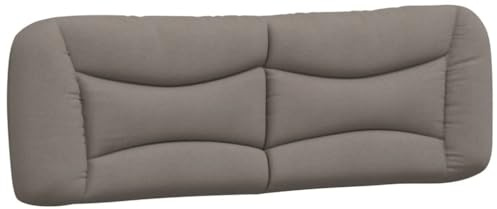 CIOURSTO kopfteil Kissen, Wellenförmige Streifen Polyestergewebe, Rechteck Wandpaneele Gepolstert, Für Schlafzimmer und Wohnzimmer Wandkissen (160 cm)