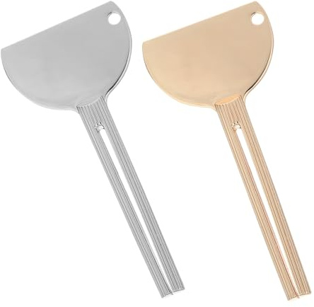 WOFASHPURET 2 Pièces Presse-tube Métal pour Dentifrice et Nettoyant Facial Outil Manuel et Portable pour et Lotion Usage Maison et Voyage