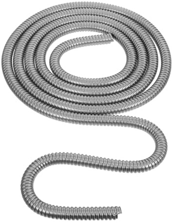 HONITANO Flexible Wire Conduit Pipe Rustproof Cable Protector 304 Stainless Steel with Environmental Hazard Protection for Electrical Wiring Suitable for Residential Projects and Outdoor
