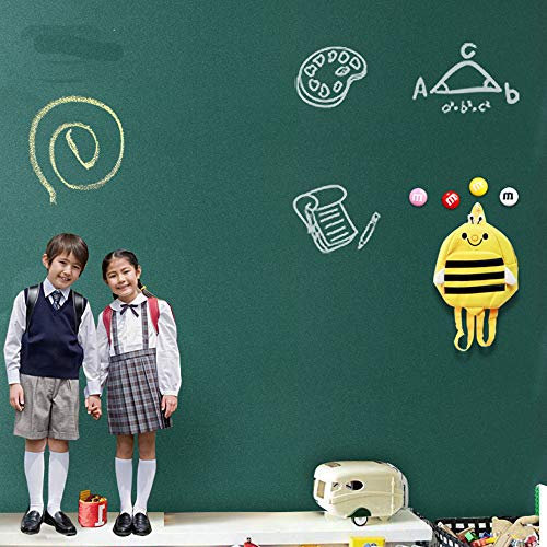 LifeUp Wall Sticker Blackboard Large White Board Stickers Calendar Removable Rewritable with Free Chalks (Green)