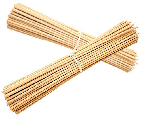Difusor de Lámina Reemplazo de Palos de Bambú 100pzas - 23 cm - 3 mm - para Difusor de Aceite de Fragancia para Habitaciones - Aromas para Habitaciones