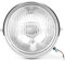 Akozon Faro de la motocicleta Universal Moto Retro Silver Shell White Lens Faros delanteros Faros delanteros Faro Tecnologia Universal para GN125