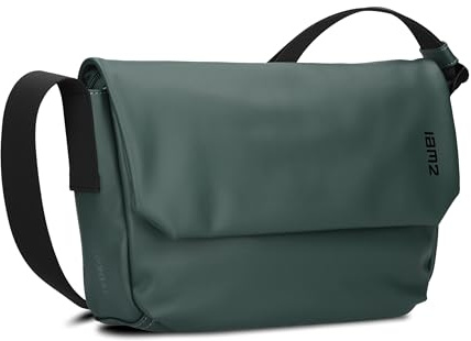 Zwei Umhängetasche Cargo CA60 Messenger-Bag 3 Liter hochwertiges Hydroflex-Material praktisches Schlüsselband verstellbarer Gurt sportliche Crossbody-Bag für Damen Herren & Teenager (pine)