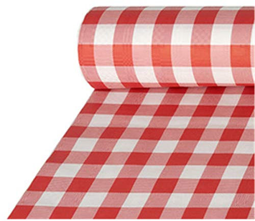 PAPSTAR Damast-Tischtuch Vichy Karo, (B)1,0 x (L)50 m