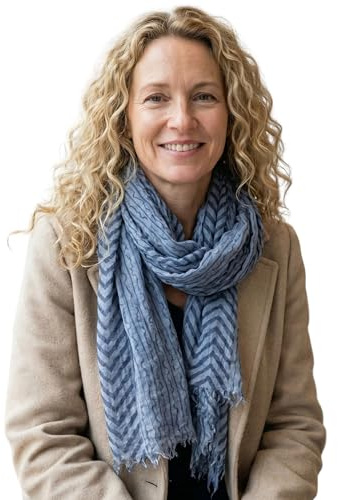 Sunsa Damen/Herren Schal, weich Winter Herrenschal/Halstuch aus Modal, Unisex Winterschal mit Fransen, Scarf Tücher & Schals als Geschenk für Männer oder Frauen