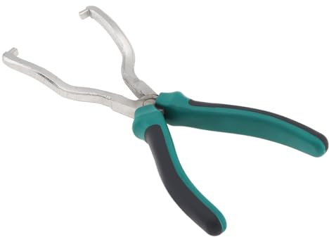 Omninmo Fuel Line Clip Removal Pliers, Fuel Line Plier, Hose Pipe Clamp Clip Petrol Hose Pipe with Rubber Grip Disconnect Release Removal Pliers Car Repair Tool