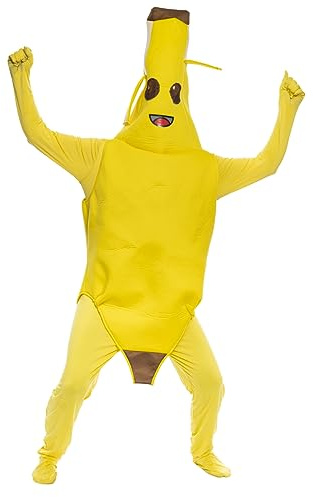 Jeu vidéo Jaune Banane Pelé Halloween Costume pour Hommes et Femmes Cosplay Unisexe