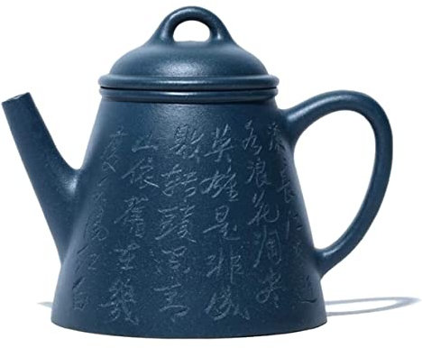 Tetera Marroqui Tetera De 10,4 Oz/0,31 L Hecha A Mano, Tetera De Té De Barro Azul, Teteras De Arcilla Morada Para El Hogar Tetera Turca