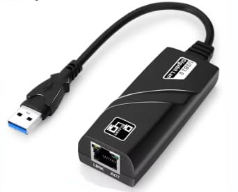 Adattatore di rete Ethernet, adattatore USB a RJ45 Lan cablato per Ultrabook, Chromebook, Laptop, Desktop, Plug and Play USB 2.0 a 100 Mbps, compatibile con MacBook Steam Deck, Switch, Windows