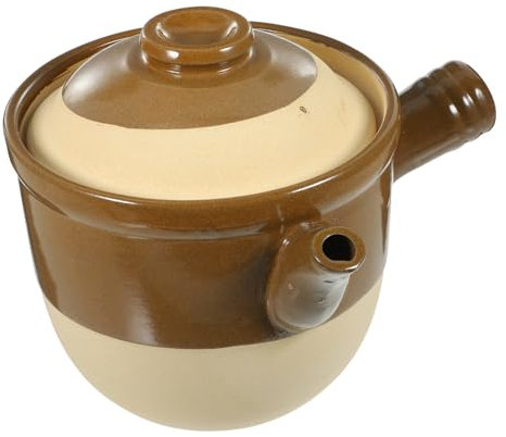 HOLIDYOYO Cazuela De Fundido Para Cocinar Medicina Tradicional Olla De Barro Resistente Al Calor Para Estofado Utensilios De Cocina Para Hierbas