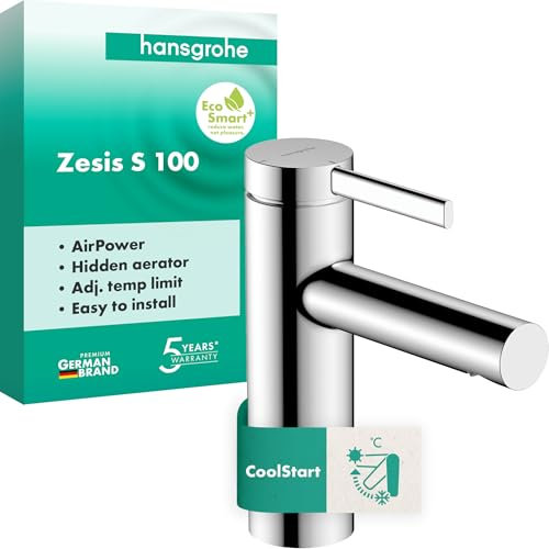 hansgrohe 74721000 Mezclador Monomando de Lavabo, Cromo, Auslaufhöhe 104 mm