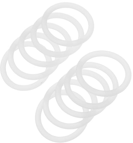 Luxshiny Dichtungsringe Für Eismaschinen 10 Stück Silikon Ersatz O-Ringe 0.98X0.98X0.08 Zoll Ventilschaftdichtung Zur Reparatur Und Wartung Für Private Und Gewerbliche Nutzung