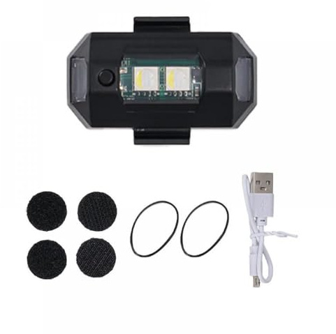 Drone stroboscopieur Compatible avec Neo / 4 Pro / 2/4K / 3 Accessoire de Lampe Anti-Collision à 6 légers(1 PCS)
