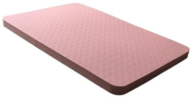 Tappetino da yoga sportivo con cuscino di equilibrio in TPE spesso, compatibile allenamento rullo addominale, protezione for ginocchia e caviglie(1.5x17x34cm pink)