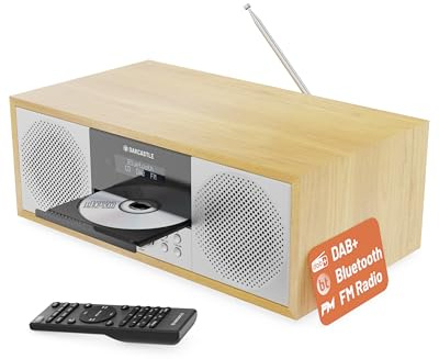 Oakcastle DAB500 CD Player with DAB & FM Radio, 90 Presets