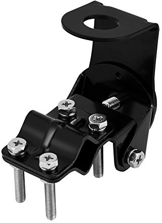 Tonysa Mobile Antennenhalterung,Edelstahlhalterung für Auto Funkgeräte Transceiver,Kompatibel mit 4 Schrauben für Eisenklammer/Hintertür/Seitentür/Haube usw.