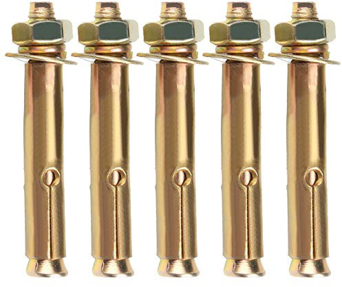YINSONG Ankerschrauben M12 x 80mm - Spreizdübel Metalldübel Dehnschraube Dübel Schrauben, M12*80/5 Stücke