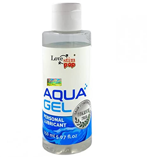 Aqua Gel - Gleitgel Wasserbasierend - Gleitgel Analverkehr Betäubung - Gleitmittel Sex Wasserbasis - Gleitgel Anal - Gleitgel für Sexspielzeug - 150 ml