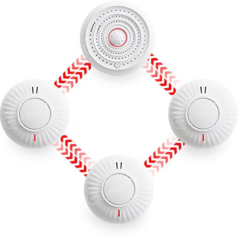 Wireless Interlinked Smoke & Heat Alarm Bundle | Scotland & England Law Compliant | 10 Year Battery Life | CE & BS Certified | LINKD Alarms | Pre Linked | Easy Set Up | UK Phone & Email Support
