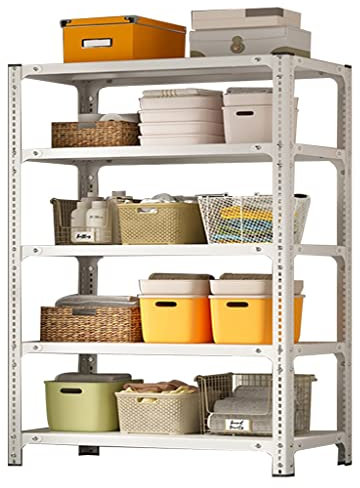 FIFOR 5-stöckiges verstellbares Metalldrahtregal, Lagerregale for Garage, Küche, Lager, Keller, Supermarkt, Jede Schicht trägt 200 Pfund (Color : A, Size : 150 * 40 * 180cm)