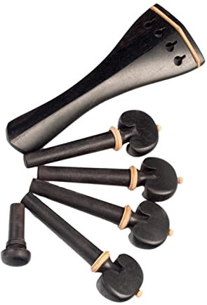 Anfänger Geige Zubehör Violin Saitenhalter 4 Stück Violin Hals Stimmwirbel Für 4/4 Violine Ebenholz Saitenhalter Violine DIY Reparatur Zubehör