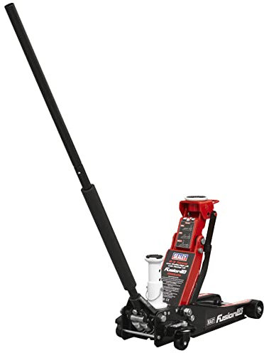 Sealey 2 & 3 Tonne Trolley Jack Low Profile/High Lift with Rocket Lift - 3200LEHL