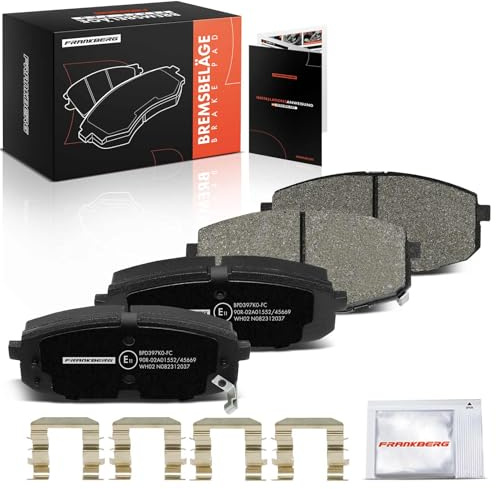 Frankberg Brake Pad Set incl. 4x Pads Front Replace# 581011MA00,K2Yes3328ZA | Compatible with i30 FD Cee'D Hatchback ED Pro Cee'D ED Cee'D SW ED i30 Estate FD