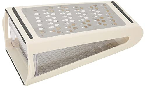 Rallador de Queso, Rallador de Alimentos para Cocina, Rallador de Queso con Contenedor Contenedor Extraíble de Doble Cara Material ABS PS 22x13.5x8.5cm/8.7x5.3x3.3in