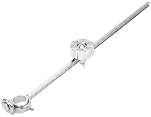 Joyzan Plasma Cutting Compass, Circinus Roller Guide Wheel Magnetic Welding Tool Accessories Utter Torch Attachments Circle Compass Attachment Scale Ruler Cutter Soldering Equipmen